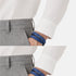 Montblanc M Logo 129500 Men's Bracelet - Blue Leather Strap, Stainless Steel Clasp