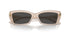 Jimmy Choo JC 5011U Occhiali da sole da donna - 55 mm, montatura beige opalino con lenti grigie