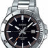 Casio MTP-VD01D-1E2VUDF Men's Watch - Black Dial, Stainless Steel Bracelet