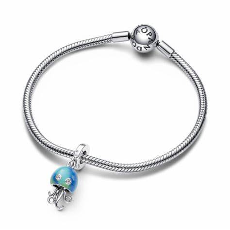 PANDORAPandora 792704C01 Color - changing Jellyfish Charm – Sterling Silver, EnamelBIJOUXEcecile