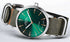 Mühle-Glashütte Panova Green M1-40-76-NB-I Orologio da uomo - Cassa in acciaio, quadrante verde, 40mm