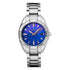 Seiko Caprice SKK881P1 Women's Quartz Watch - Blue Mother-of-Pearl Dial, Diamond Accents, Stainless Steel Bracelet