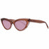 Emilio Pucci EP0181 5347F Occhiali da sole Cat-Eye da donna - Montatura marrone, lenti bordeaux