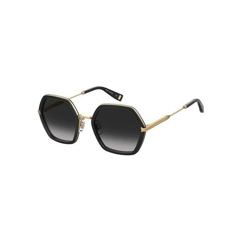 Lunettes de soleil Marc Jacobs MJ 1018/S 807/9O pour femme - monture noire, verres gris dégradés