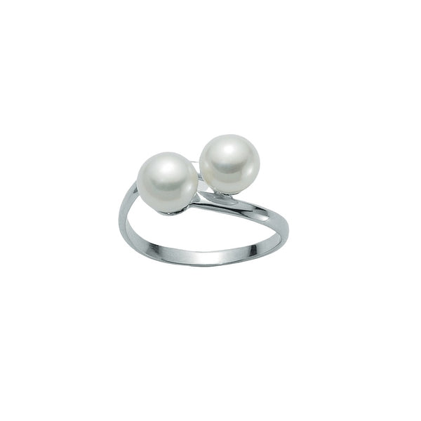 Miluna PLI957 Ring - 925 Silver with White Pearls