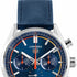 TAG Heuer Carrera Calibre Heuer 02 CBN201D.FC6543 Men's Watch - Blue Dial, Leather Strap