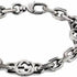 Gucci Interlocking G Sterling Silver Bracelet - Size 17cm