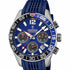 Festina F20517/1 Chronograph Men's Watch - 44mm, Blue Dial, Silicone Strap