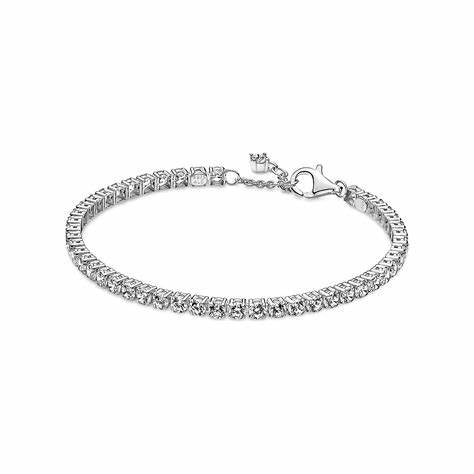 Pandora Bracciale tennis scintillante 591469C01-18 - Argento, Cubic Zirconia, 18 cm