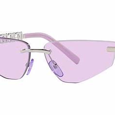 Dolce & Gabbana DG2301 05/1A 58 Gafas de sol para mujer - montura lila/plata, lentes lila