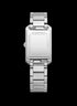 Baume & Mercier Hampton MOA10473 Orologio al quarzo da donna - Quadrante argento, bracciale in acciaio inossidabile