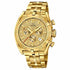 Jaguar Men's Swiss Quartz Chronograph Watch - Model J853/2, Gold-Tone Stainless Steel Case, Gold Dial, Sapphire Crystal