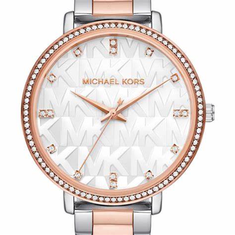 Michael Kors MK4667 Orologio da donna Pyper bicolore in acciaio inossidabile