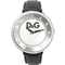 DOLCE & GABBANADolce & Gabbana Prime Time DW0515 Men's Watch - 46mm, Black Leather Strap with Crystal - Embellished FrameWATCHESEcecile