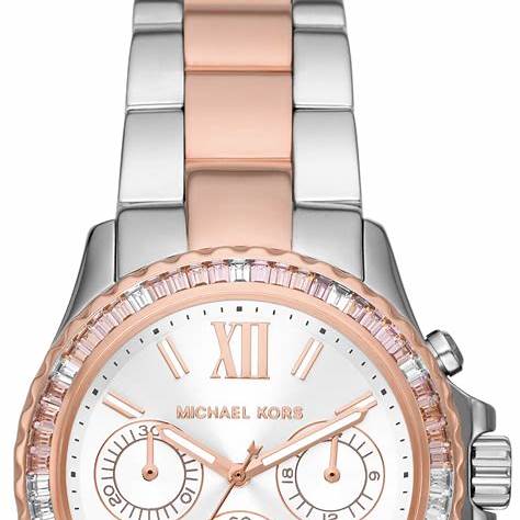 Michael Kors MK7214 Orologio cronografo Everest bicolore da donna in acciaio inossidabile