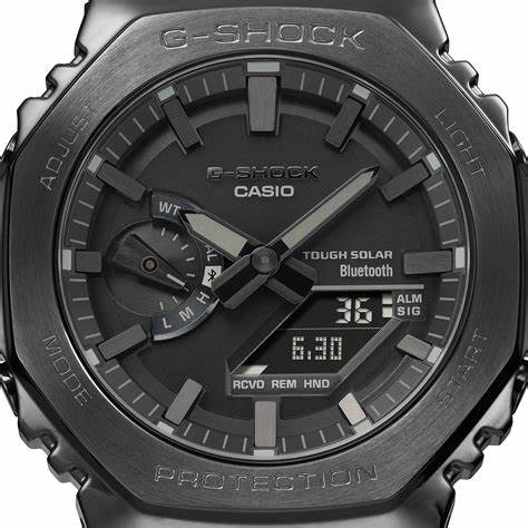 Casio G-Shock GM-B2100BD-1AER Men's Full-Metal Watch - Black IP, Bluetooth, Solar