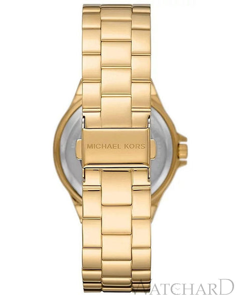 Orologio Michael Kors Lennox MK7229 Donna - Tono oro, quadrante con logo pavé