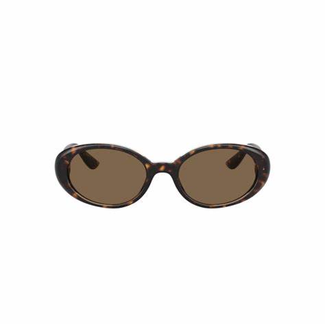 Lunettes de soleil Dolce & Gabbana DG4443 502/73 pour femme - monture havane, verres marron foncé