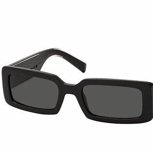 Dolce & Gabbana DG6187 501/87 Unisex-Sonnenbrille - schwarzer Rahmen, dunkelgraue Gläser