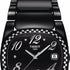 Tissot T-Moments T0093101105702 Damenuhr – Schwarzes Zifferblatt, diamantbesetzte Lünette, schwarzes PVD-Edelstahlarmband