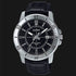 Reloj para hombre Casio MTP-VD01L-1CVUDF - Esfera negra, correa de cuero