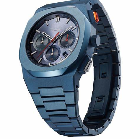 D1 MILANOD1 Milano NOX Chronograph D1 - CHBJ12 Men's Watch - Blue Stainless Steel, Sunray Blue Dial, 41.5mmWATCHESEcecile