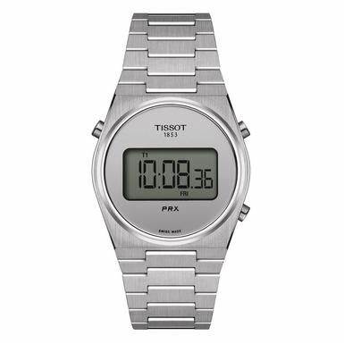 Tissot PRX Digital 35 mm T1372631103000 - Acero inoxidable, esfera plateada
