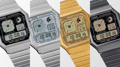 CASIO & VINTAGECasio Vintage A130WEG - 9AEF Digital Watch - Gold Tone, Retro - Futuristic DesignWATCHESEcecile