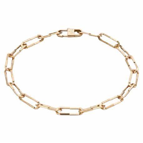 Gucci Link to Love 18K Rose Gold Chain Bracelet - Size 18cm