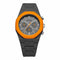 D1 MILANOD1 Milano Polychrono Orange Blast PHBJ01 Unisex Watch - Grey Polycarbonate, Orange Bezel, 40.5mmWATCHESEcecile