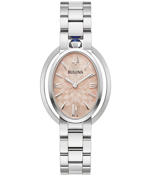 Bulova 96L342 Rubaiyat Women's Watch - Silver Stainless Steel, 31mm