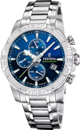 FESTINAFestina F20704/4 Timeless Chronograph – Blue Dial, 45mm Stainless SteelWATCHESEcecile