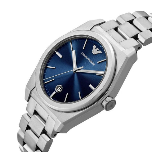 EMPORIO ARMANIEmporio Armani AR11620 Men's Watch - Stainless Steel, Blue DialWATCHESEcecile