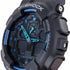 Casio G-SHOCK GA-100-1A2ER Men's Analog-Digital Watch – Black Resin Band, Blue Accents, 200M Water Resistance