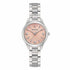 Bulova 96P254 Sutton Women's Watch - Salmon Dial, Stainless Steel Bracelet