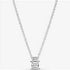 Pandora Sparkling Collier Collana con ciondolo rotondo e quadrato 390048C01-45 - Argento, Cubic Zirconia, 45cm