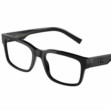 Dolce & Gabbana DG3352 501 Occhiali da vista da uomo - Montatura nera, 57mm