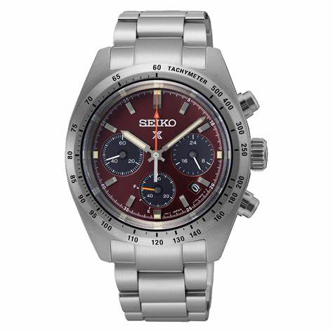 Seiko Prospex Speedtimer SSC953P1 Limited Edition Solar Chronograph – 39mm Stainless Steel, Factory Red Dial