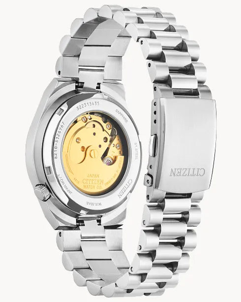 Orologio automatico Citizen Tsuyosa NJ0200-50M - Quadrante blu, acciaio 37 mm