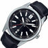 Reloj de hombre Casio MTP-VD02L-1E de cuarzo - Esfera negra, correa de cuero negro