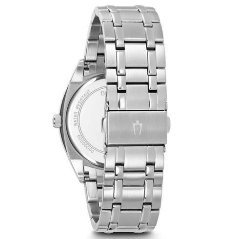 Bulova Surveyor 96C127 Men's Watch - Silver Dial, Stainless Steel Bracelet