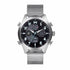 : Mark Maddox HM1003-54 Men's Analog-Digital Watch - Stainless Steel Mesh Bracelet, Black Dial