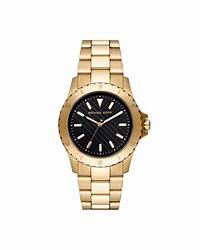 Michael Kors MK9078 Orologio Slim Everest da uomo in acciaio inossidabile, tonalità oro