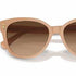 Ralph by Ralph Lauren RA 5305U Women's Sunglasses – Shiny Solid Beige Frame with Brown Gradient Lenses