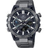 Casio Edifice ECB-2000DD-1AEF Men's Solar-Powered Analog-Digital Watch - Black Dial, Stainless Steel Bracelet