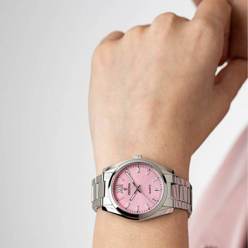 Festina F20622/M Women’s Boyfriend Pink Dial Steel 37 mm
