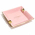 S.T. Dupont Mini Pastel Pink Ashtray Model 006278 - Porcelain with Rose Gold Finishes