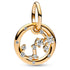 Pandora 762710C01 Charm Zodiaco Scorpione - Placcato oro 14k con zirconi chiari