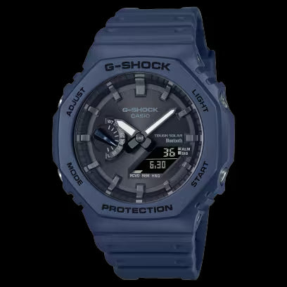 Casio G-SHOCK GA-B2100-2AER Orologio analogico-digitale da uomo - Cinturino in resina blu