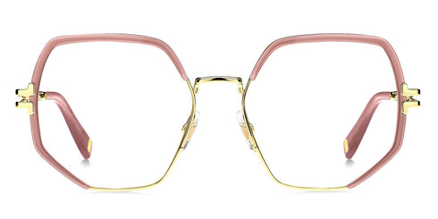 Marc Jacobs MJ 1092 EYR Women's Geometric Eyeglasses - Gold Frame, Nude Pink Accents